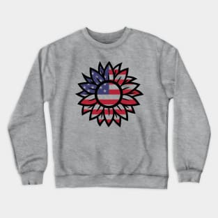 PATRIOTIC SUNFLOWER Crewneck Sweatshirt